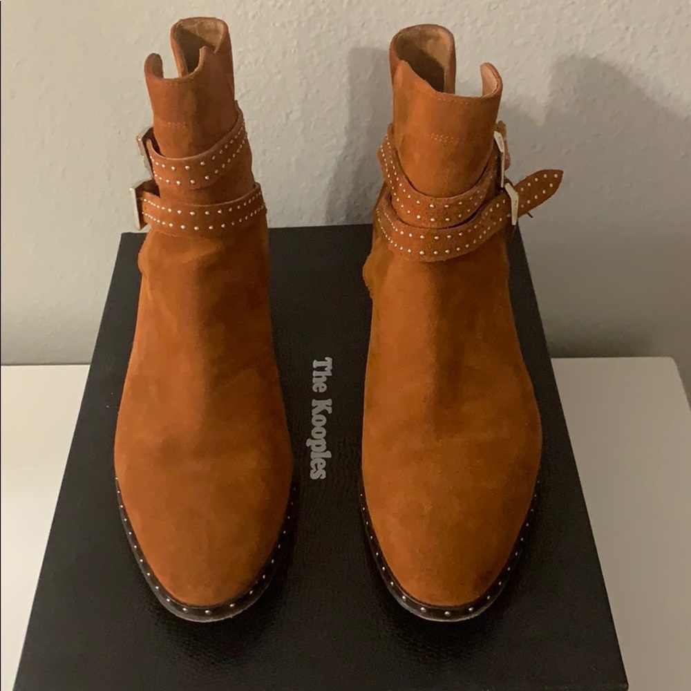 The kooples ankle high suede boots